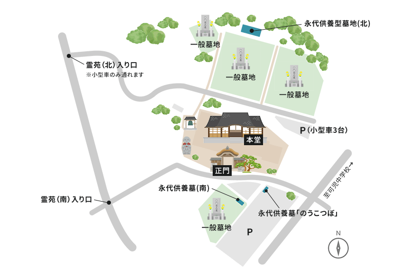 墓地マップ